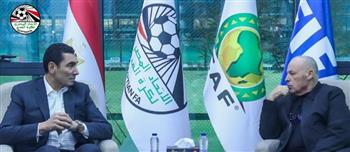   وزير الرياضة وأبو ريدة يدعمان منتخب الناشئين قبل مواجهة تونس