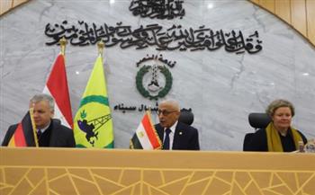   محافظ شمال سيناء يستقبل مساعد وزير الخارجية الألمانى لشئون الشرق الأوسط