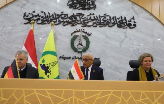 محافظ شمال سيناء يستقبل مساعد وزير الخارجية الألمانى لشئون الشرق الأوسط