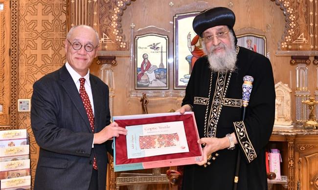 البابا يستقبل السفير الياباني
