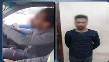  سقوط "سايس" مخالف بعد تعديه على مواطن في العجوزة  