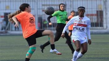 الزمالك يستعيد نغمة الانتصارات أمام البنك الأهلي بالكرة النسائية