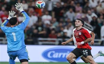   منتخب مصر يكتفي بثلاثية في شباك السعودية بالشوط الأول