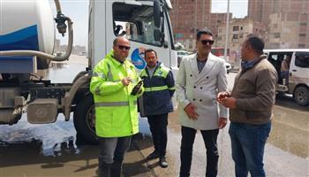   رئيس مياه القليوبية يتابع ميدانيا جهود رفع تجمعات الأمطار