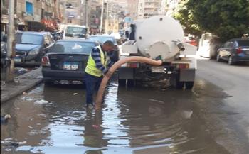   محافظ الجيزة يتابع جهود شفط مياه الأمطار
