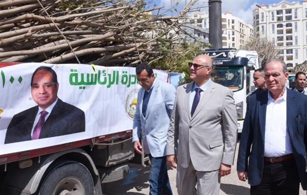 انطلاق المرحلة الرابعة من مبادرة زراعة «100 مليون شجرة» بالإسكندرية