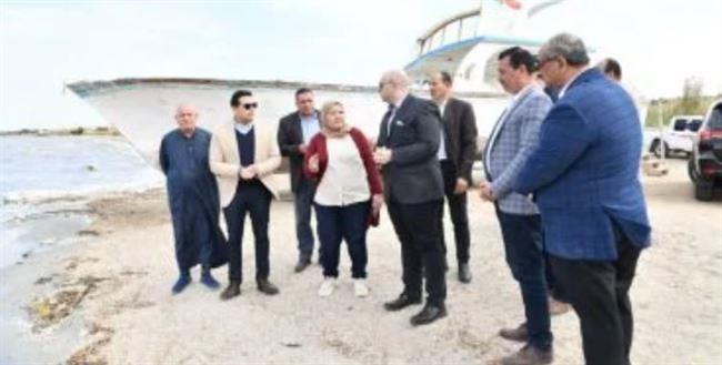 محافظ الفيوم يتفقد الحزام الآمن وبحيرة قارون