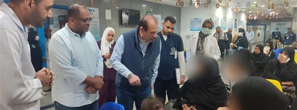 نائب وزير الصحة يتفقد منشآت أسوان ويوجه بتحسين الخدمات