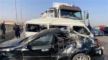   مصرع شاب وإصابة اثنين فى تصادم بطريق دمو بالفيوم