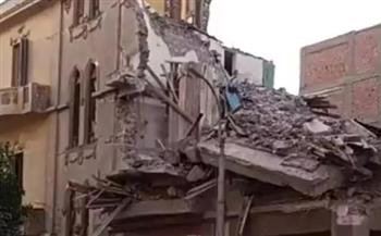   انهيار جزئي لمنزل بحي وسط مدينة المنيا