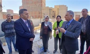   محافظ القليوبية يتفقد أعمال إنشاء مكتبة مصر العامة بحي غرب شبرا الخيمة