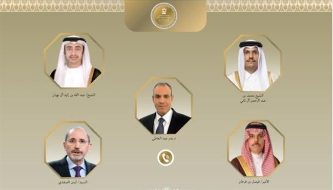 وزير الخارجية يبحث مع نظرائه في قطر والإمارات والسعودية والأردن خفض التصعيد بالمنطقة