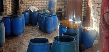   تموين الغربية تضبط 8 أطنان مخللات مجهولة المصدر وبدون بيانات