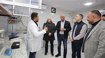 محافظ كفر الشيخ يتفقد مصنع الدعاء لأعلاف الأسماك بالمنطقة الصناعية بمطوبس