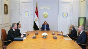    الرئيس السيسي يبحث مع مدبولي ووزيري الكهرباء والبترول تأمين إمدادات الغاز