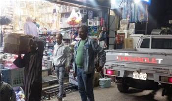   تكثيف حملات إزالة الإشغالات ومخالفات التعدى على حرم الطريق العام بدراو في أسوان