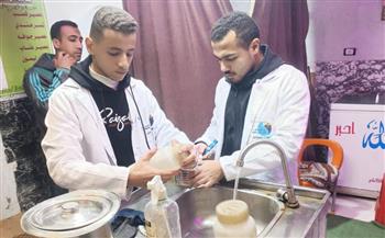   حفاظا على صحة المواطنين ..رفع عينات مياه بقرية مرصفا بالقليوبية للتأكد من مطابقتها للمواصفات 