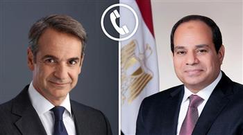   الرئيس السيسي يتلقى اتصالا هاتفيا من رئيس وزراء اليونان
