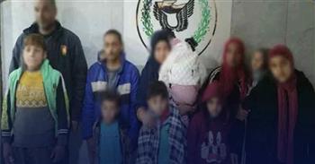   حبس رجل و9 سيدات لاتهامهم باستغلال الأطفال في التسول بالجيزة