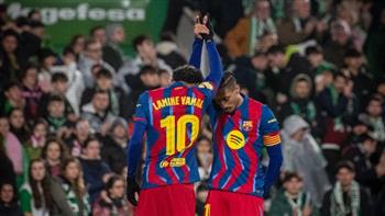   رسميا برشلونة يتوج بلقب الدورى الإسبانى بعد فوزه بثنائية على ريال مدريد