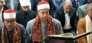   الشيخ طه النعماني يؤم المصلين في العشاء والتراويح بحضور وزير الأوقاف ومحافظ المنيا