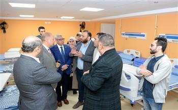 رئيس جامعة المنصورة يتفقد جاهزية المراكز الطبية الثلاث تمهيدًا لقرب افتتاح المرحلة الثانية