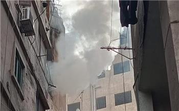   السيطرة على حريق شب داخل عقار سكني بمنطقة المنيل 