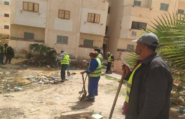 مرسى مطروح تطلق حملات نظافة مكثفة