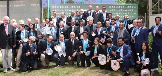 وزير الرياضة يهنئ أبطال الرماية بعد حصد 31 ميدالية و12 لقب بطل أفريقيا 