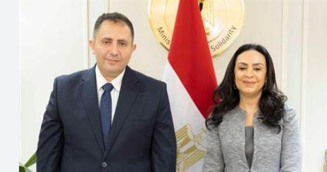 وزيرة التضامن تشهد توقيع ثلاثة بروتوكولات تعاون مع مركز المعلومات التابع لمجلس الوزراء