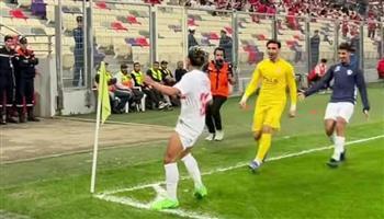 إصابة بيزيرا في العضلة الخلفية تجبر الزمالك على تغييره أمام بلوزداد