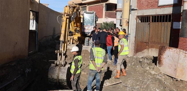 الصرف الصحي بالإسكندرية تنجح في إصلاح خط طرد الهانوفيل وإعادة تشغيله سريعًا