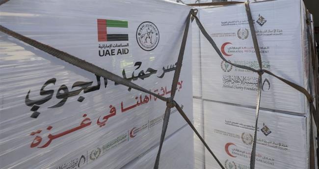 بدعم إماراتي.. وصول طائرة مساعدات إلى العريش تحمل 100 طن لدعم غزة