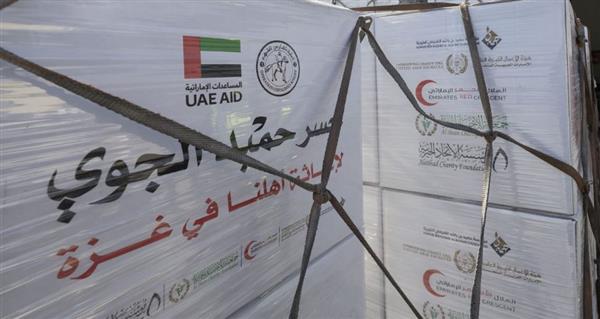 بدعم إماراتي.. وصول طائرة مساعدات إلى العريش تحمل 100 طن لدعم غزة