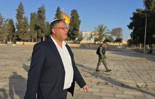الرئاسة الفلسطينية تدين اقتحام بن جفير للمسجد الأقصى