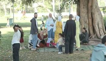   القناطر الخيرية تستقبل الزوار في شم النسيم