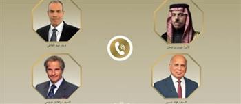   عبد العاطي يبحث مع نظيريه السعودى والعراقي ومدير الطاقة الذرية جهود خفض التصعيد