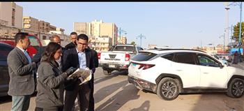   نائب محافظ مطروح يتابع تطوير واجهة سوق مرسى مطروح العمومي