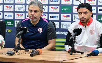   مؤتمر صحفي لـ معتمد جمال وعمر جابر قبل مواجهة شباب بلوزداد