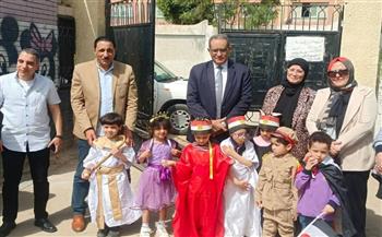   وكيل تعليم بني سويف يتفقد مدرسة أحمد زويل الرسمية لغات بسمسطا
