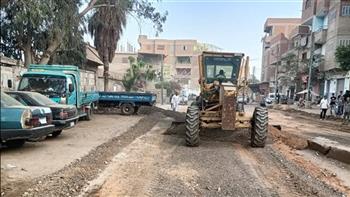   رفع كفاءة طرق منشأة القناطر والعياط في الجيزة