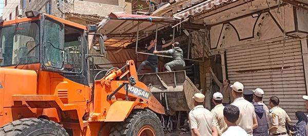 حملة مكبرة لإزالة الإشغالات وتحرير 1168 مخالفة بدسوق
