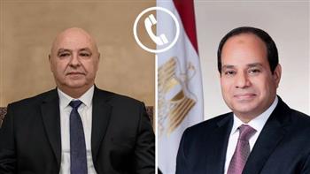   الرئيس السيسي يتلقى اتصالاً هاتفياً من رئيس الجمهورية اللبنانية