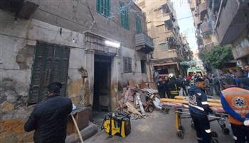   سقوط سقف أحد حجرات الدور الأخير بعقار بوسط الإسكندرية  