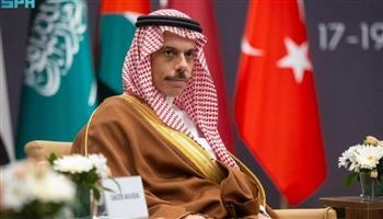وزير الخارجية السعودي يناقش جهود إعادة إعمار غزة خلال مشاركته في اجتماع أنطاليا