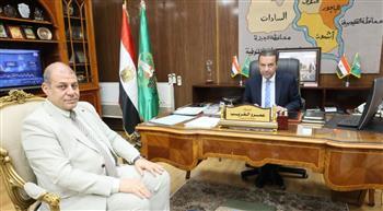 محافظ المنوفية يعتمد جداول امتحانات الفصل الدراسي الثاني