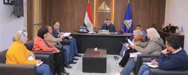 محافظ دمياط يناقش عدد من ملفات العمل المشترك خلال اجتماع عقده مع وكيل وزارة حماية نهر النيل