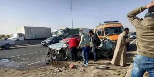 مصرع شخص فى حادث تصادم على طريق السادات كفر داود فى المنوفية
