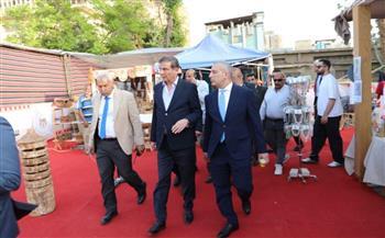 وزير الزراعة يتفقد معرض زهور الربيع ويشيد بالإقبال الجماهيري الكثيف