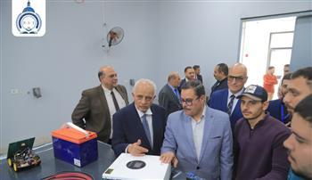 طلاب هندسة الريادة يتألقون في مشروعات الطاقة المتجددة والأنظمة الذكية 